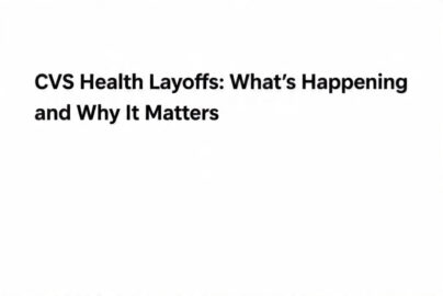CVS Health Layoffs: What’s Happening and Why It Matters